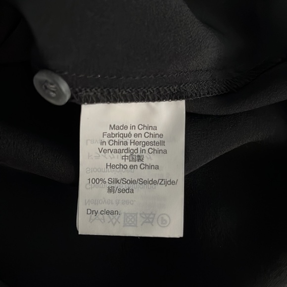 J.Crew 100% silk shirt sleeves blouse shirt size petite XXS - Picture 11 of 11